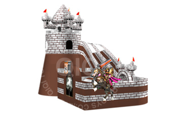 Knights Castle Guardiano inflatable slide