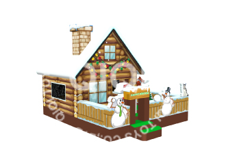 Winter Holidays playhouse