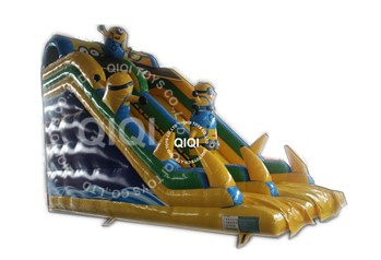 inflatable slide with double lane