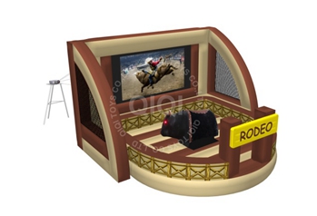 rodeo mechanical bull with projector