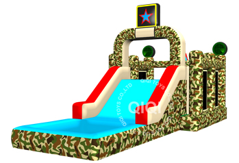 Camouflage military theme water combo
