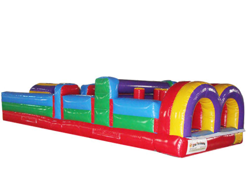 88ft Inflatable Obstacle Course part one