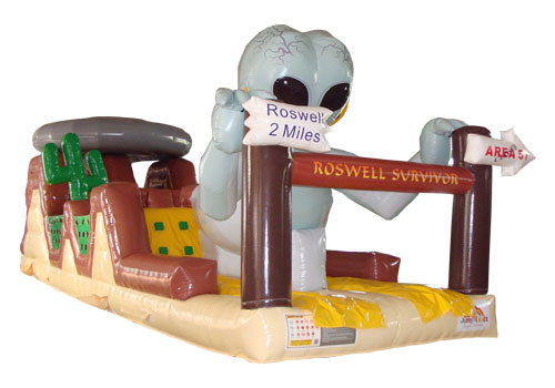 Aliens Inflatable Obstacle Course