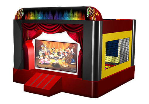 Bouncy Castle with Movie Screen