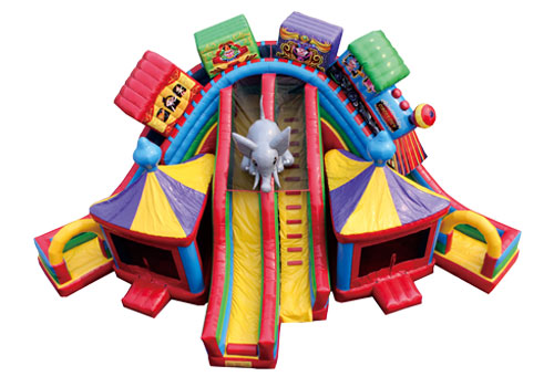 Giant Circus Inflatable Playground For Kids
