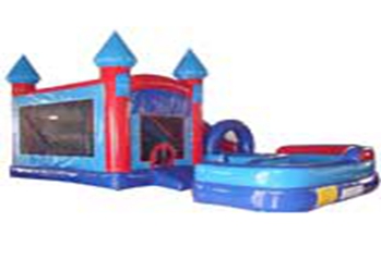 Classic Inflatable Combo with Slip & Pool