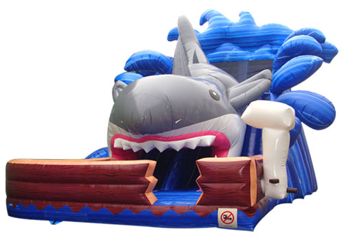 Classic Inflatable Shark Dry Slide