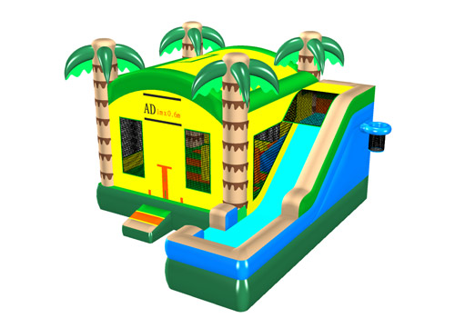 Multi Coconut trees Bouncy Slide Combo