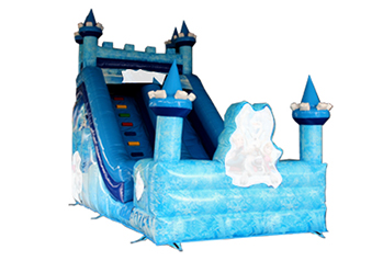 Frozen Inflatable Castle Slide