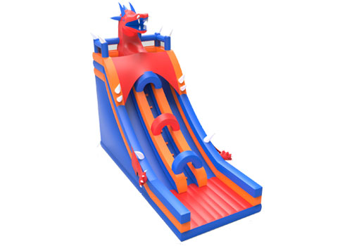 Inflatable Fiery Dragon Slide