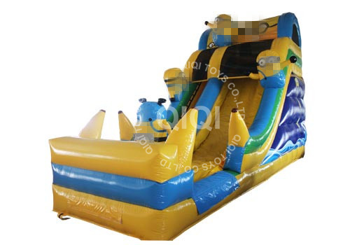 Minion Inflatable Slide With Pool