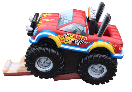 Monster Truck Bouncy Slide Combo