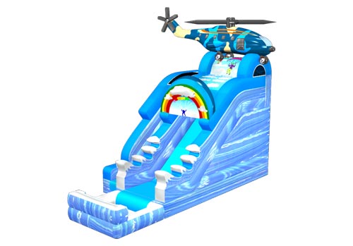 Naval Air Force Helicopter Water Slide