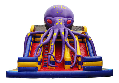 Inflatable Octopus giant 3-lane Slide