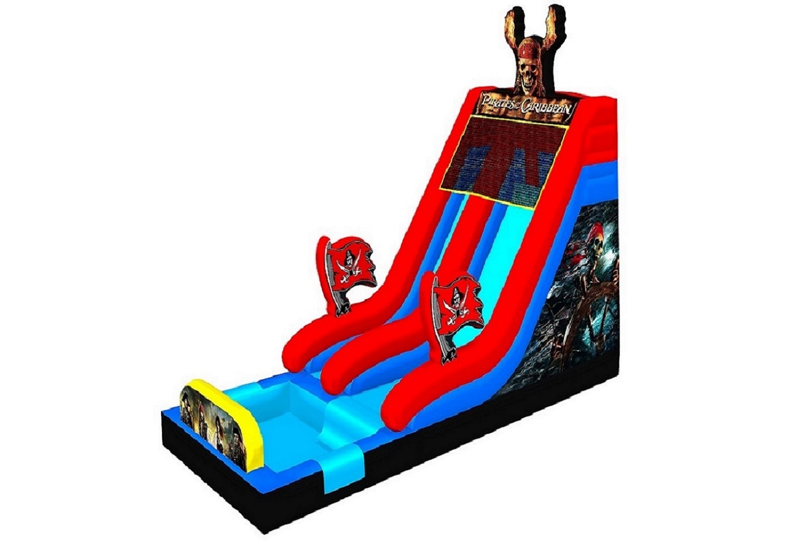 Pirate water slide inflatable