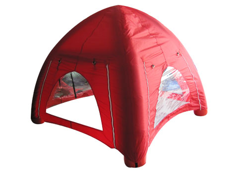 Red Inflatable Camp Tent 