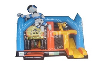 Robot Factory Inflatable Kids Bouncy Castle
