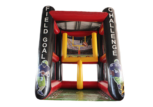 Inflatable field goal challenge