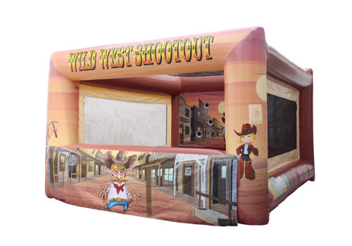 Inflatable wild west shootout