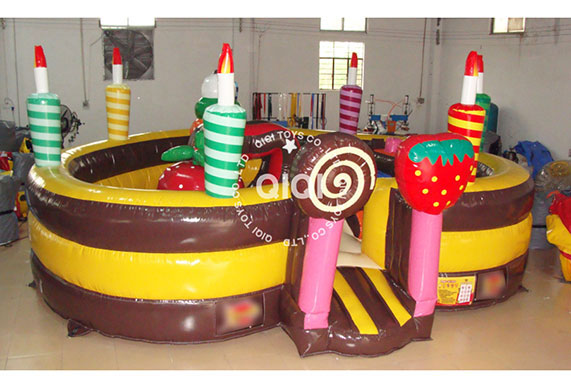 Birthday Cake Inflatable Playland
