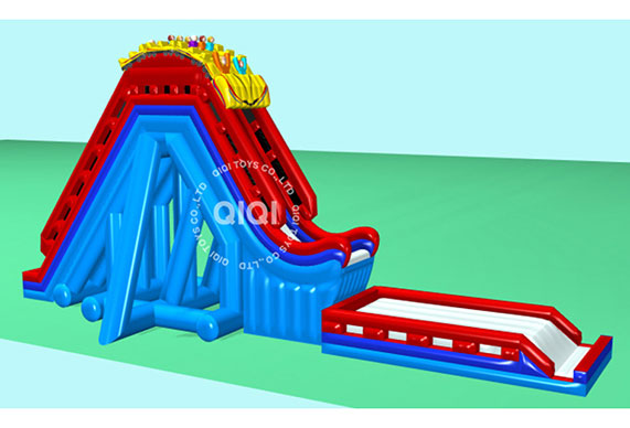 Inflatable Roller Coaster Slide N Drop Kick