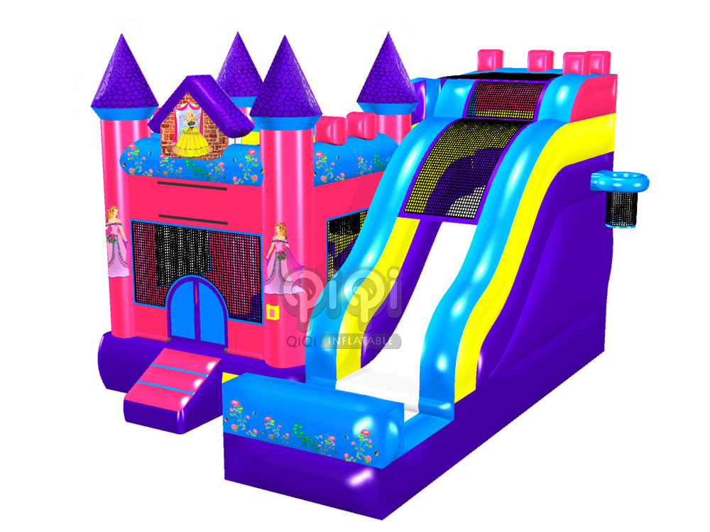 Princess 5 in 1 Inflatable Castle Combo