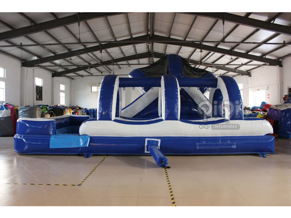 backyard inflatable water slide,Blue Inflatable Backyard Water Slide,inflatable water slide with pool,inflatable water slip